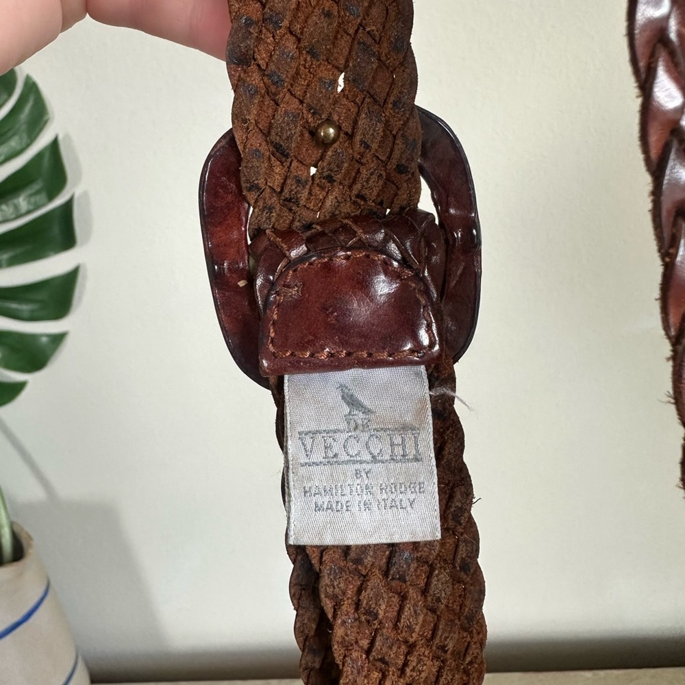 Vintage De Vecchi Hamilton Hodge Woven Leather View 3
